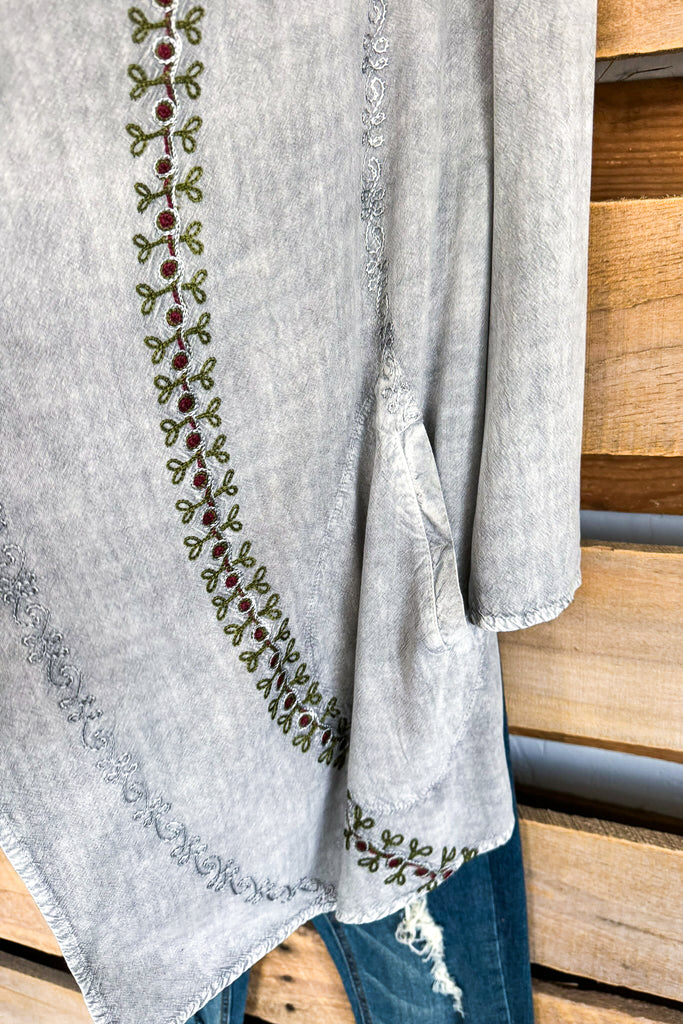 A Touch of Sophistication Kimono - Grey