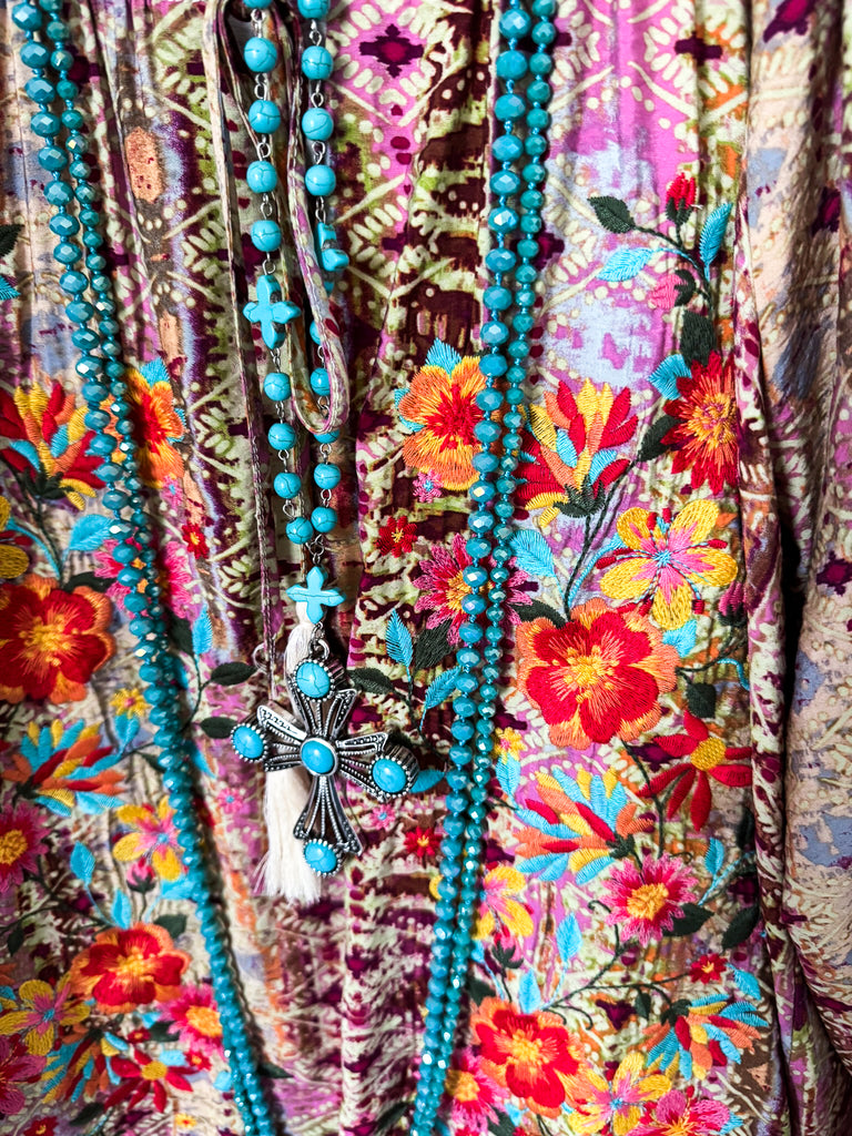 Southern Ties Blouse - Multi