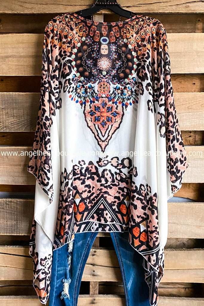 AHB EXCLUSIVE: Wild Thing Kaftan - Ivory