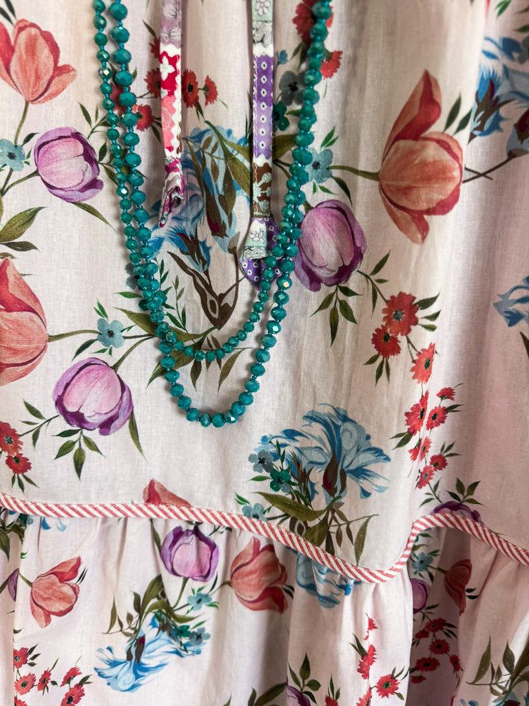 Look No Further Dress - 100% Cotton - Pink