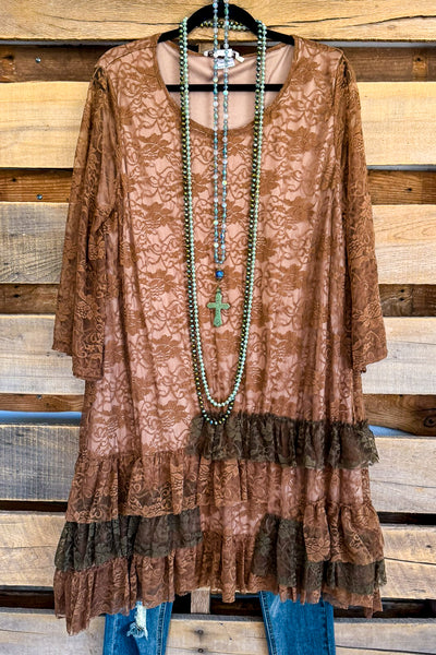 My Kind Of Sweetness Dress - Mocha My Kind Of Sweetness Dress - Mocha