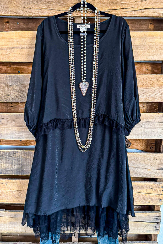 Sweetest Soul Maxi Dress  - Black
