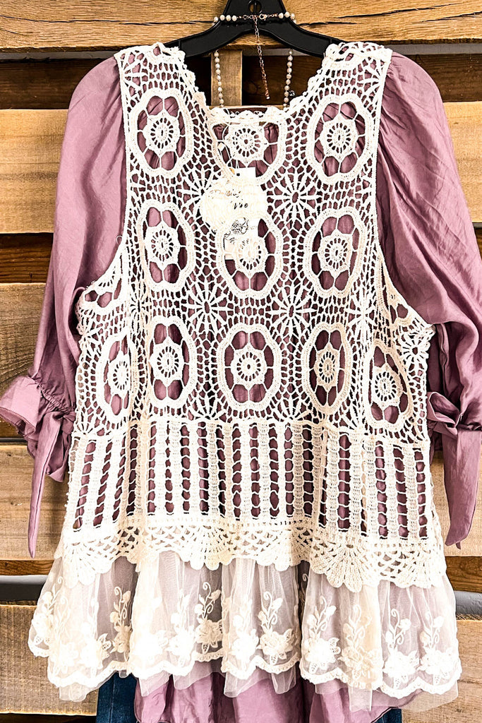 AHB EXCLUSIVE: Surrender It All Vest - Beige - 100% COTTON