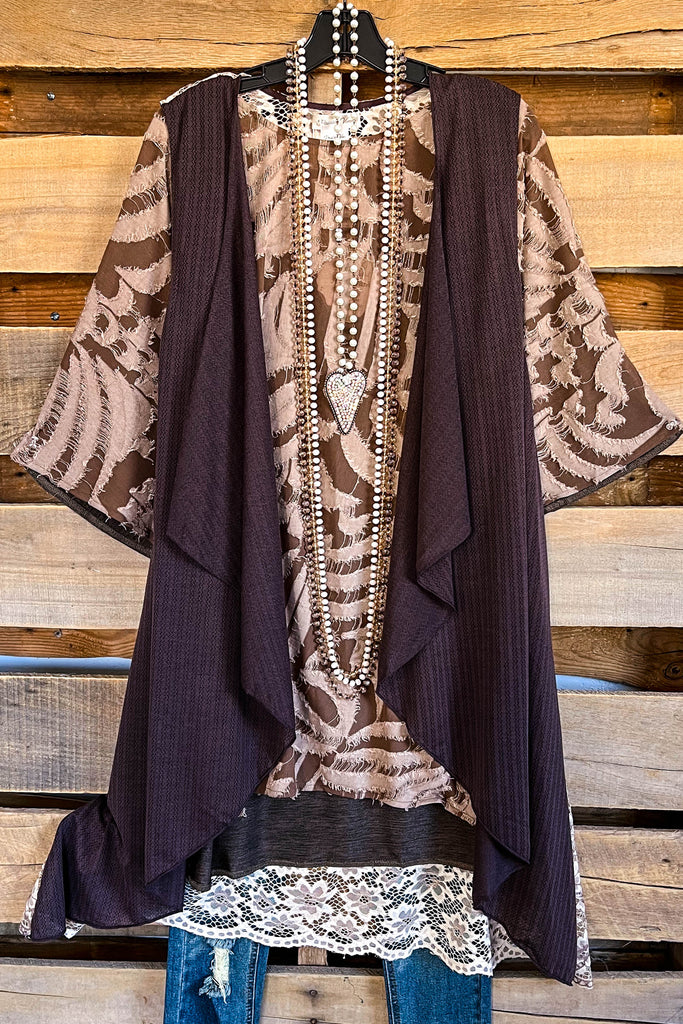 Up For a Good Time Vest - Mocha