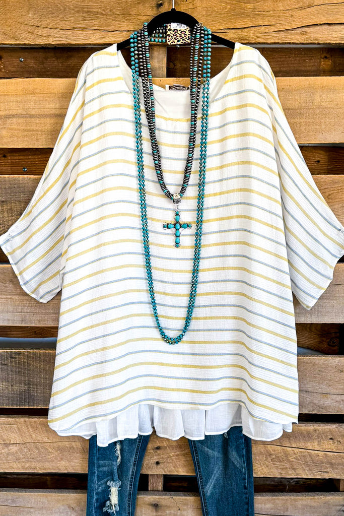Down South Cross Necklace - Turquoise & Sliver