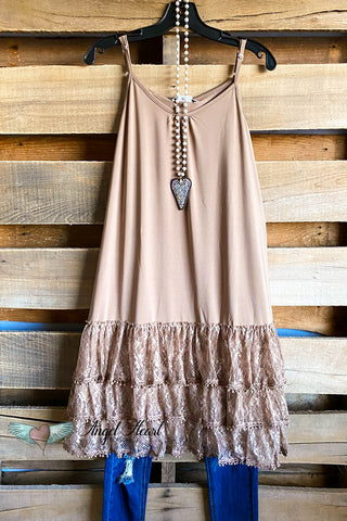 Carry On Eyelet Blouse - Beige