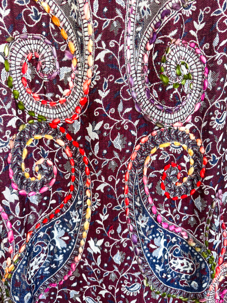 Considered Me Loved Duster - Aubergine