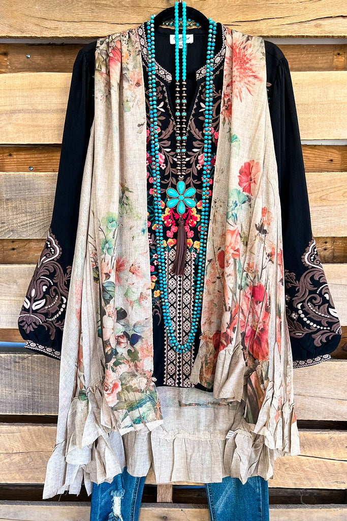 AHB EXCLUSIVE: Counting The Stars Vest - Taupe/Rose.