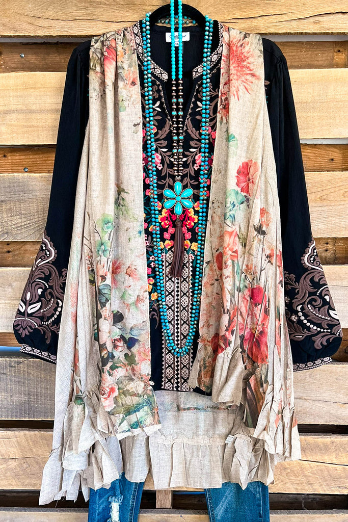 AHB EXCLUSIVE: Counting The Stars Vest - Taupe/Rose.