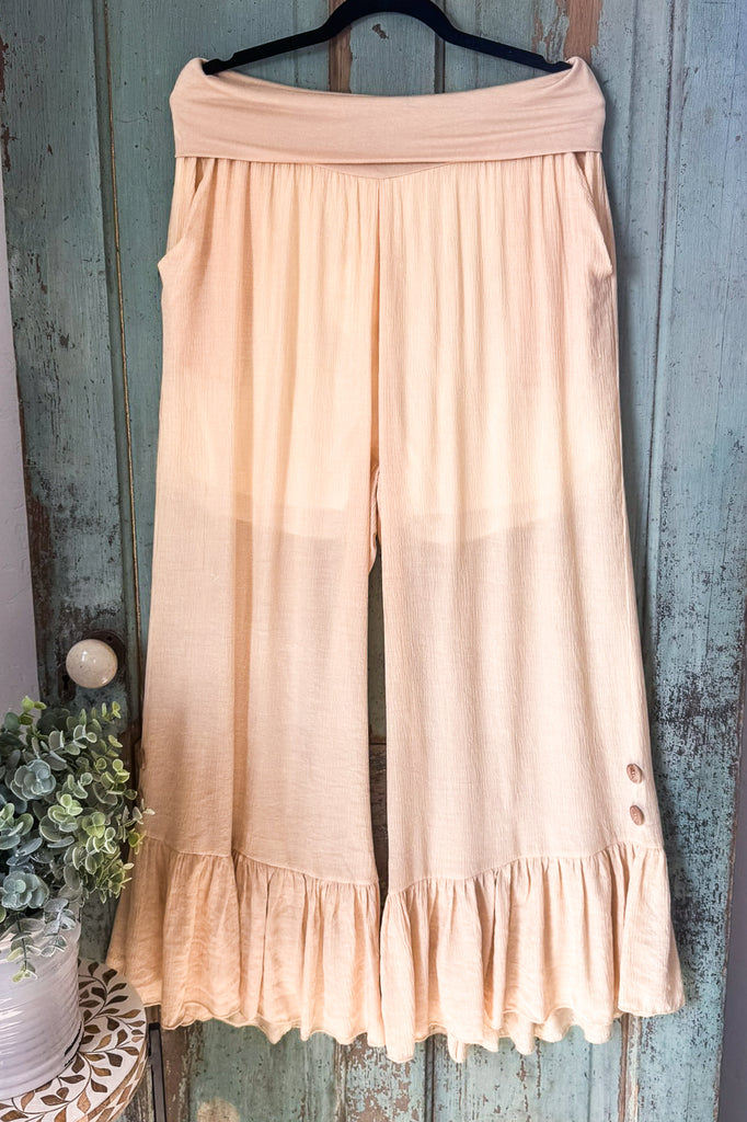 Soft Embrace Pants - Beige