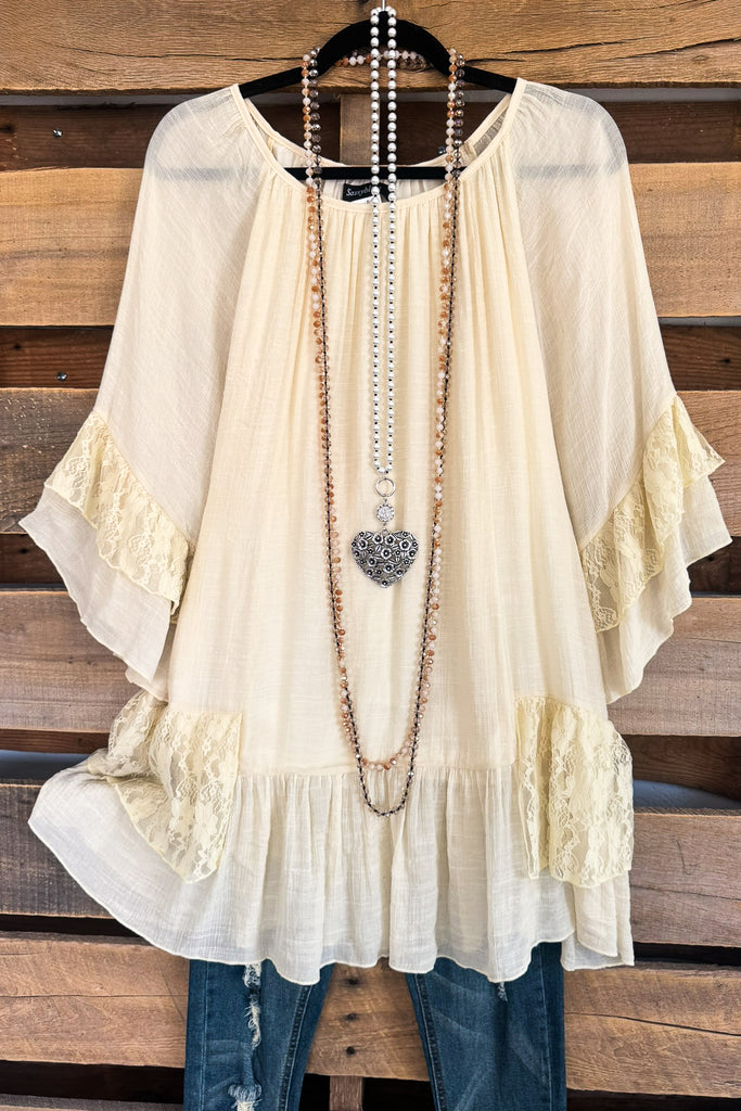 Countryside Dreams Tunic - Beige (L-XL Only)