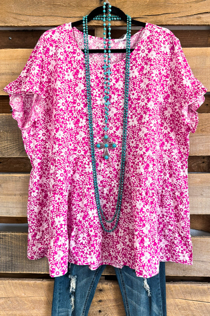 Impressively Sweet Tunic - Magenta