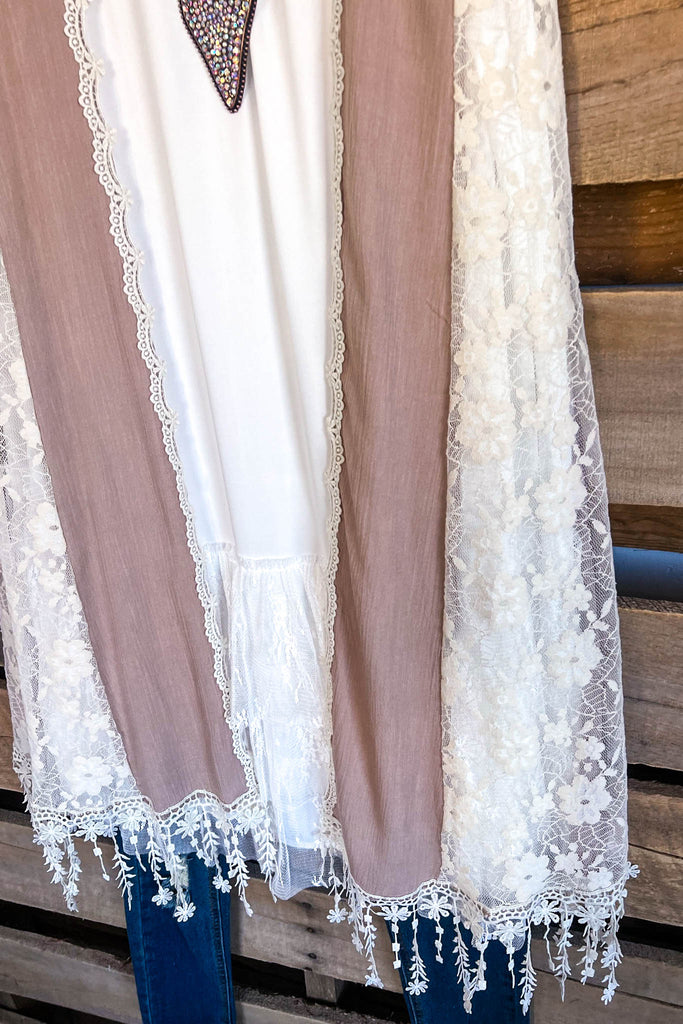 AHB EXCLUSIVE: Heart & Soul Vest - Mocha