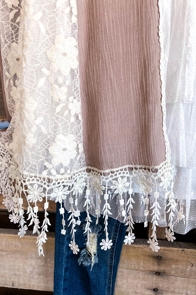 AHB EXCLUSIVE: Heart & Soul Vest - Mocha