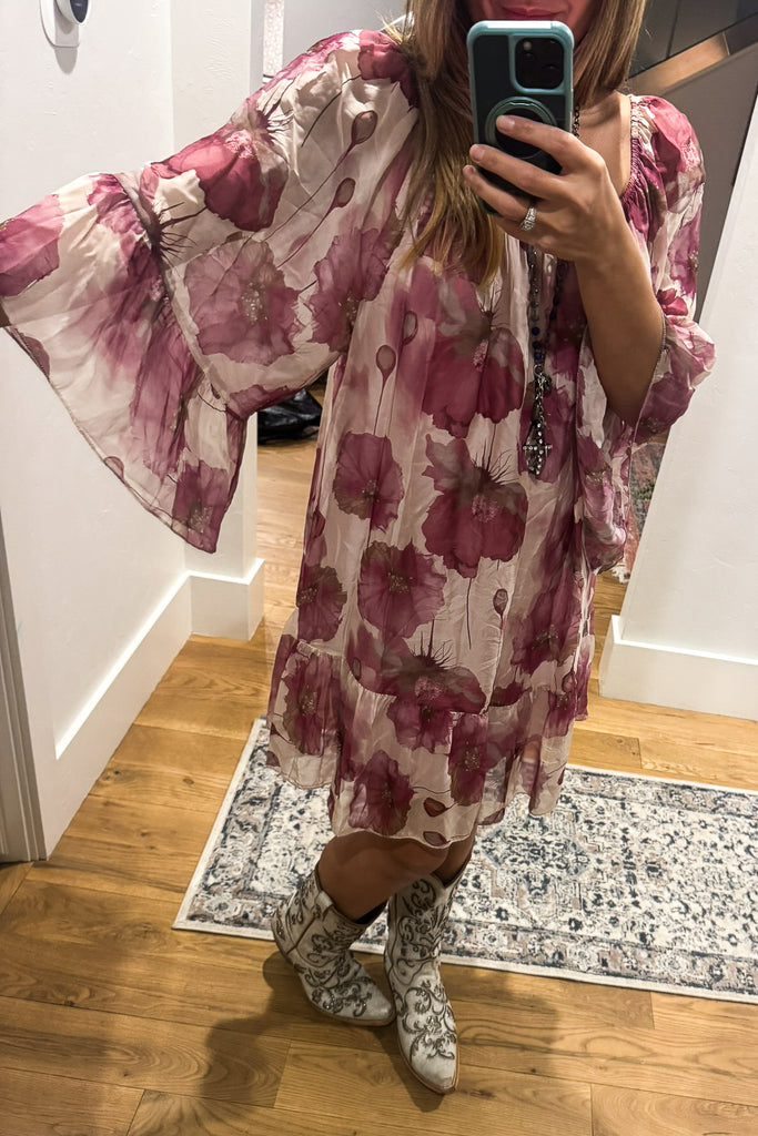 PRE ORDER: La Dolce Vita Italian Silk Dress - Made in Italy