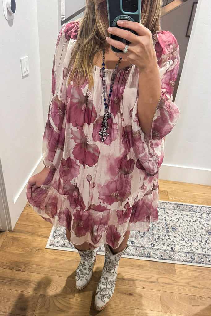 PRE ORDER: La Dolce Vita Italian Silk Dress - Made in Italy