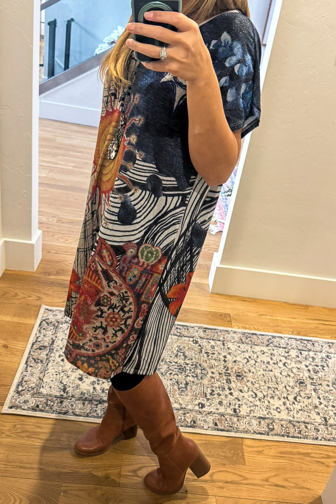 Pre order: Sole d’Arte Italian Tunic Dress - Made in Italy