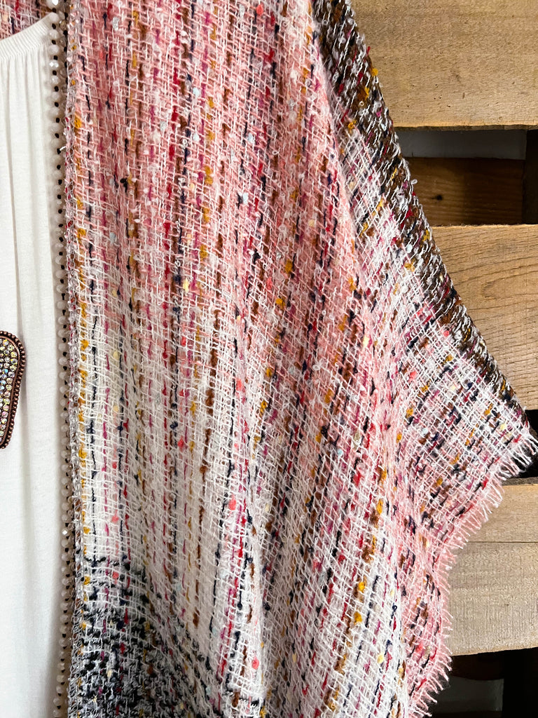 Right About You Shawl - Brown /Pink