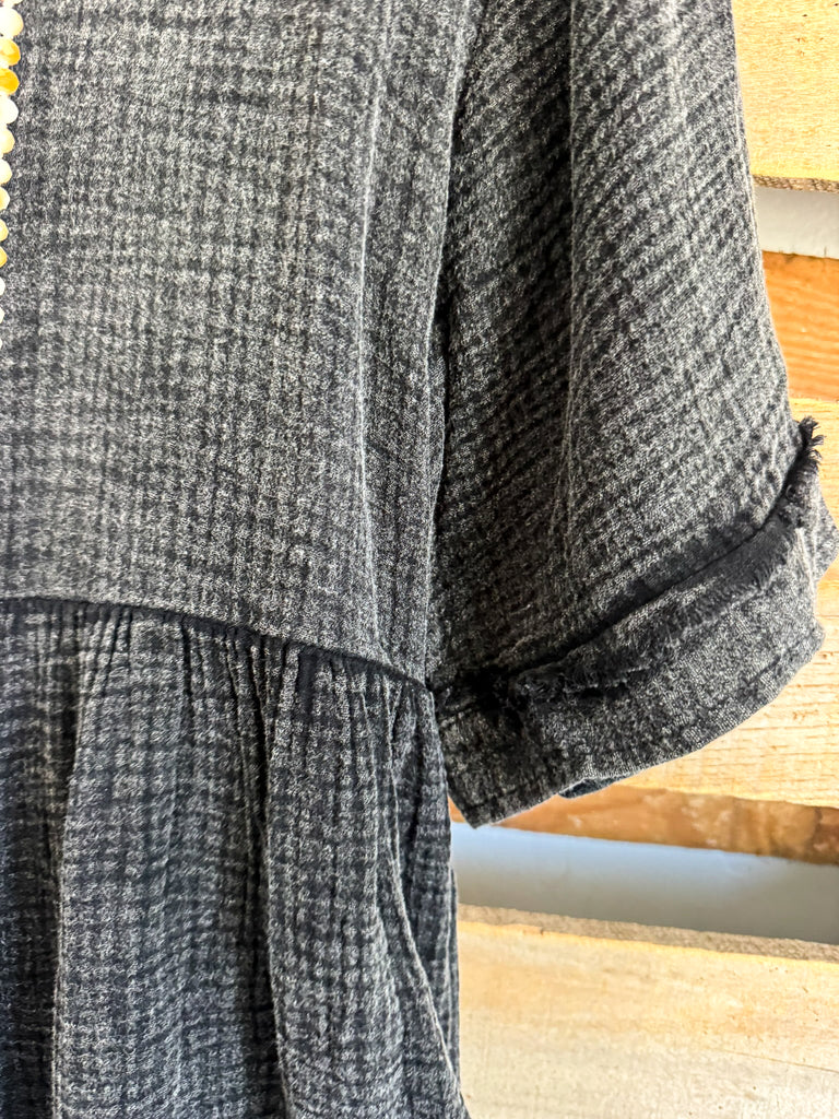 Loving Simple Tunic - 100% Cotton - Black