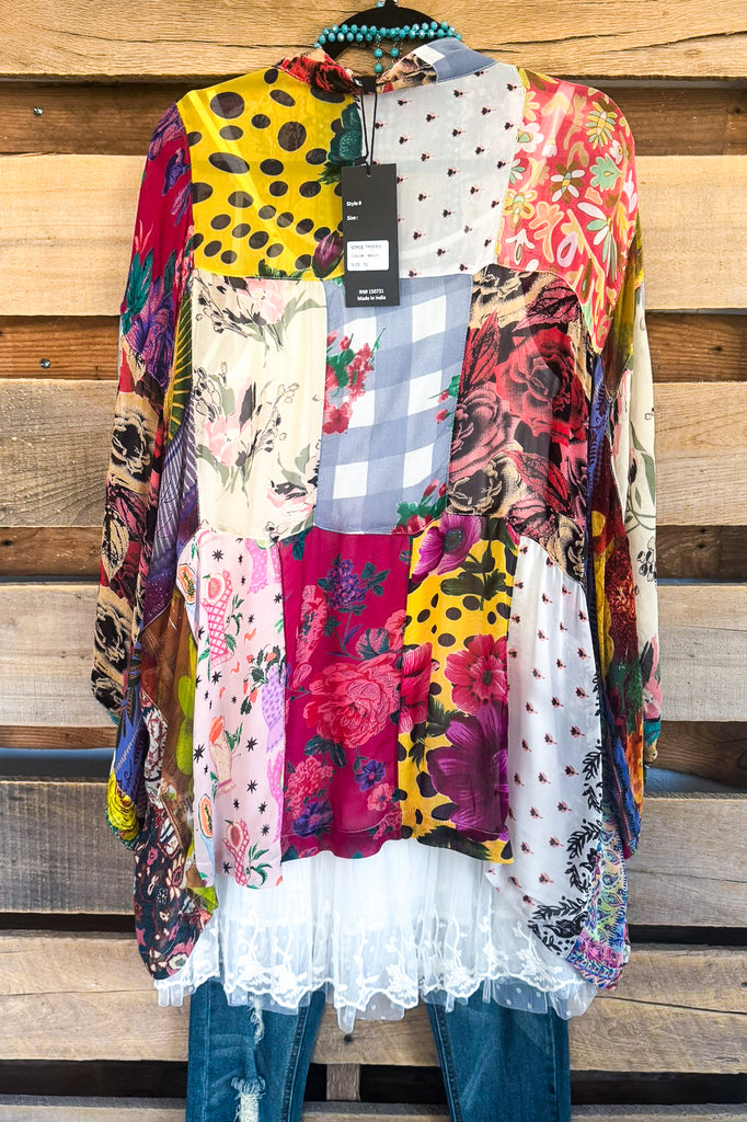 Playful Aesthetic Kimono - Multi