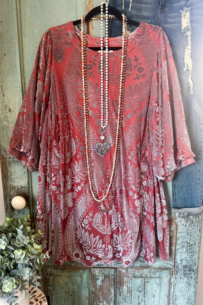 Glistening Lights Dress - Dusty Rose