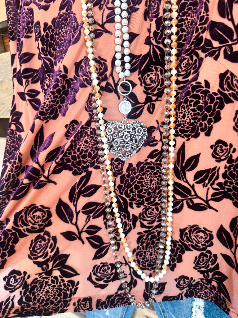 Meaningful Beauty Blouse - Grape