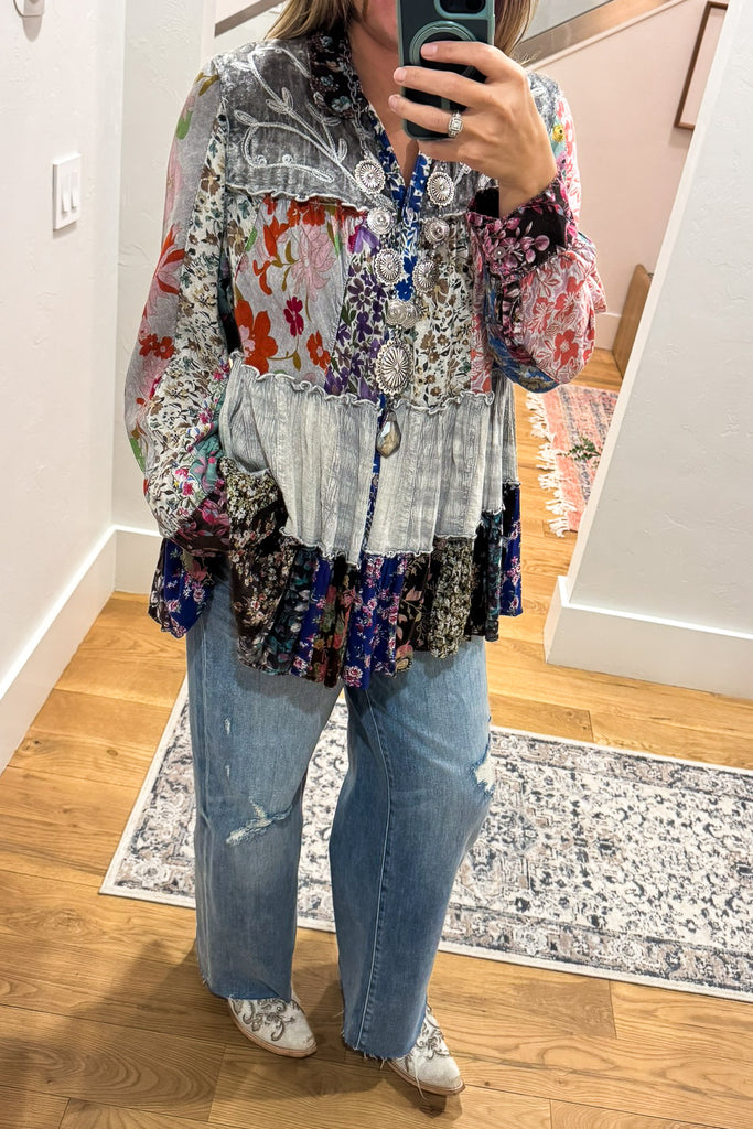 Carefree Afternoon Tunic - Slate