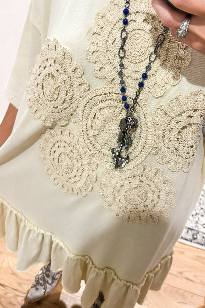 Saving Grace Oversized Dress - Natural - Cotton Blend