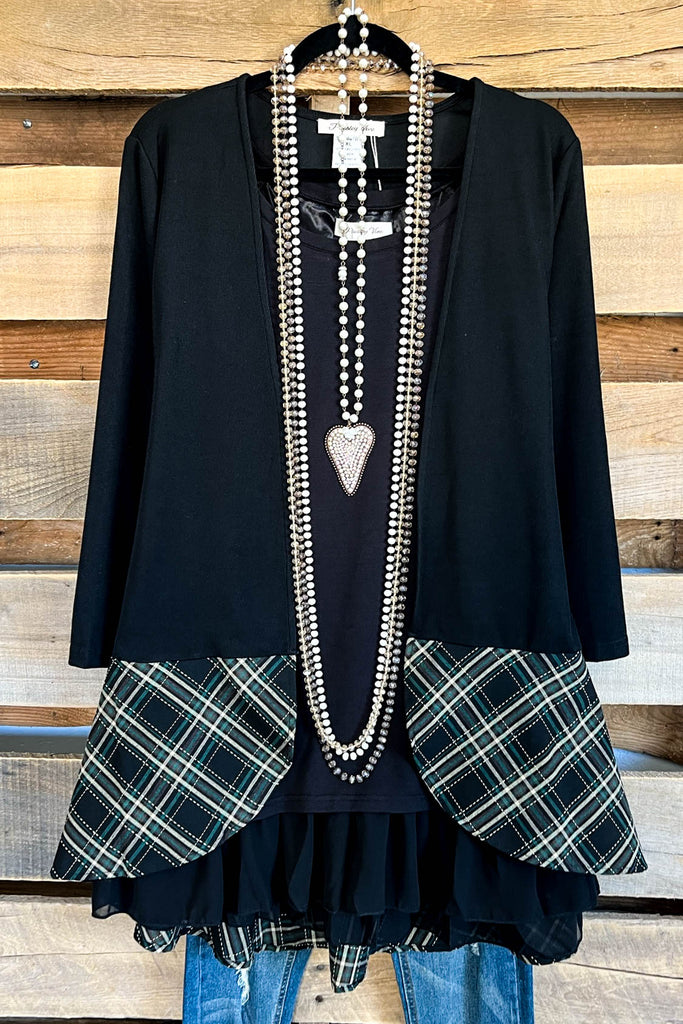 Relaxing Right Cardigan - Black - SALE