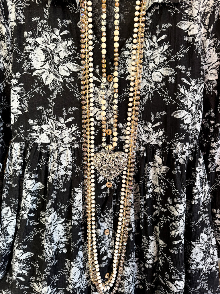 Follow The Tempo Tunic - Black - SALE