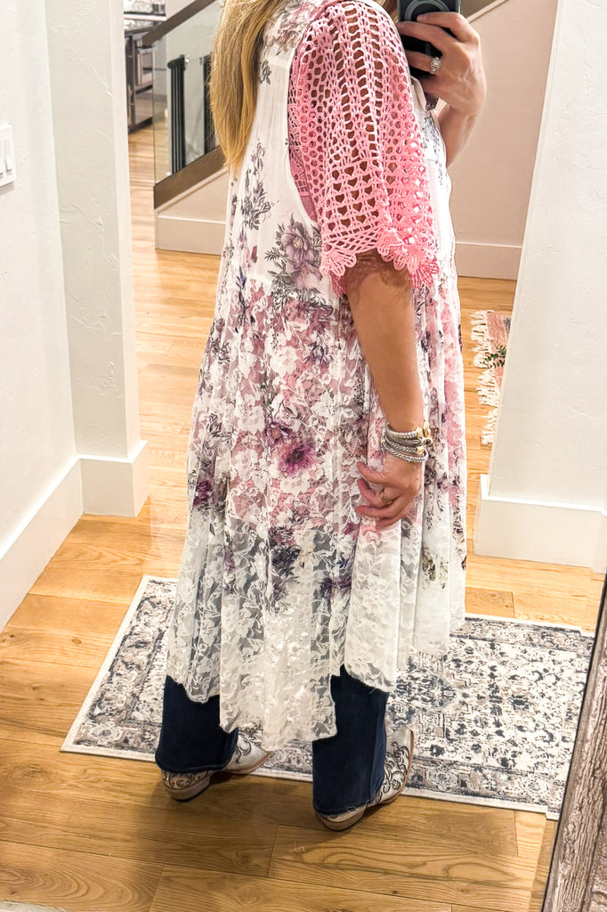 AHB EXCLUSIVE: Wide Awake Vest - Ivory/Floral