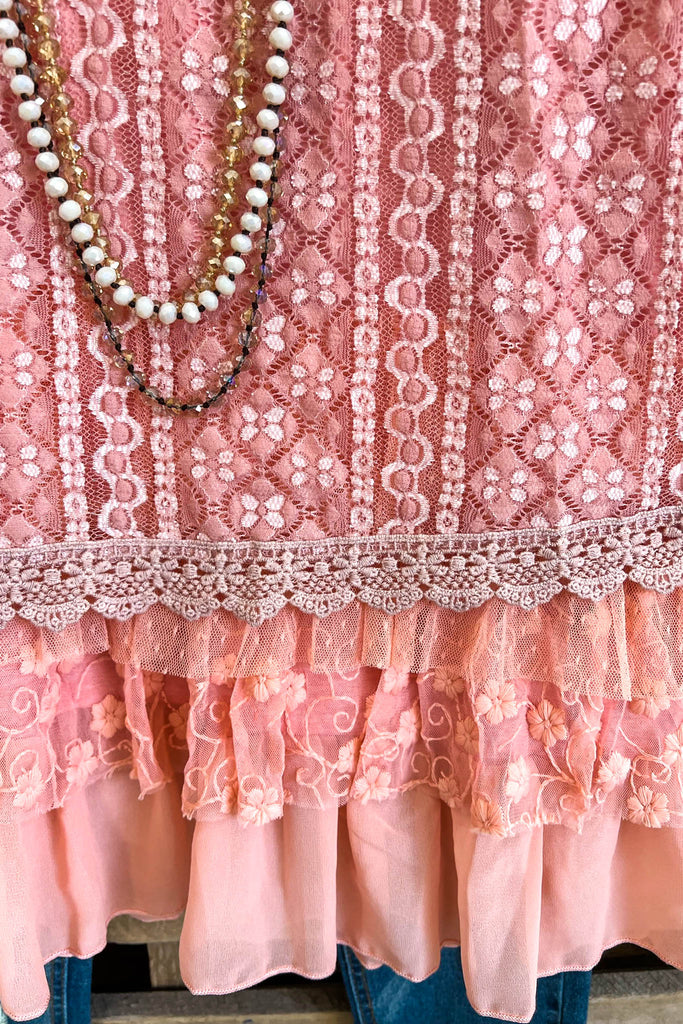 Champagne Season Top - Pink (Top Only) - SALE