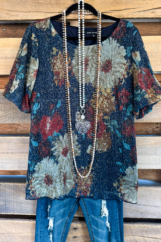 All Tangled Up Top - Light Grey - 100% COTTON