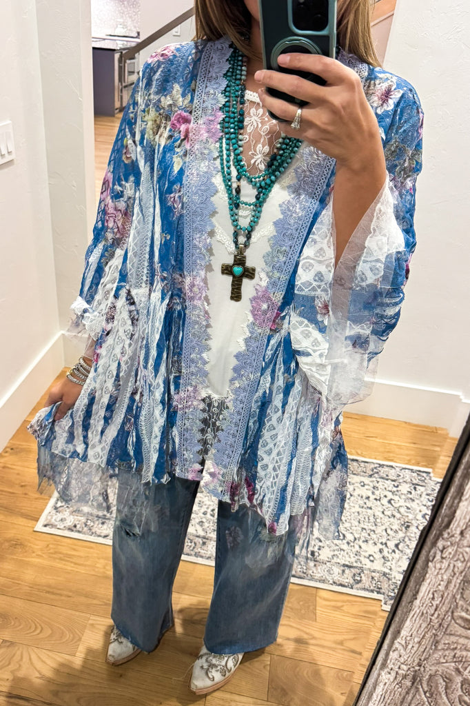 AHB EXCLUSIVE: Embrace The Joy Cardigan - IV/SB/CHFL