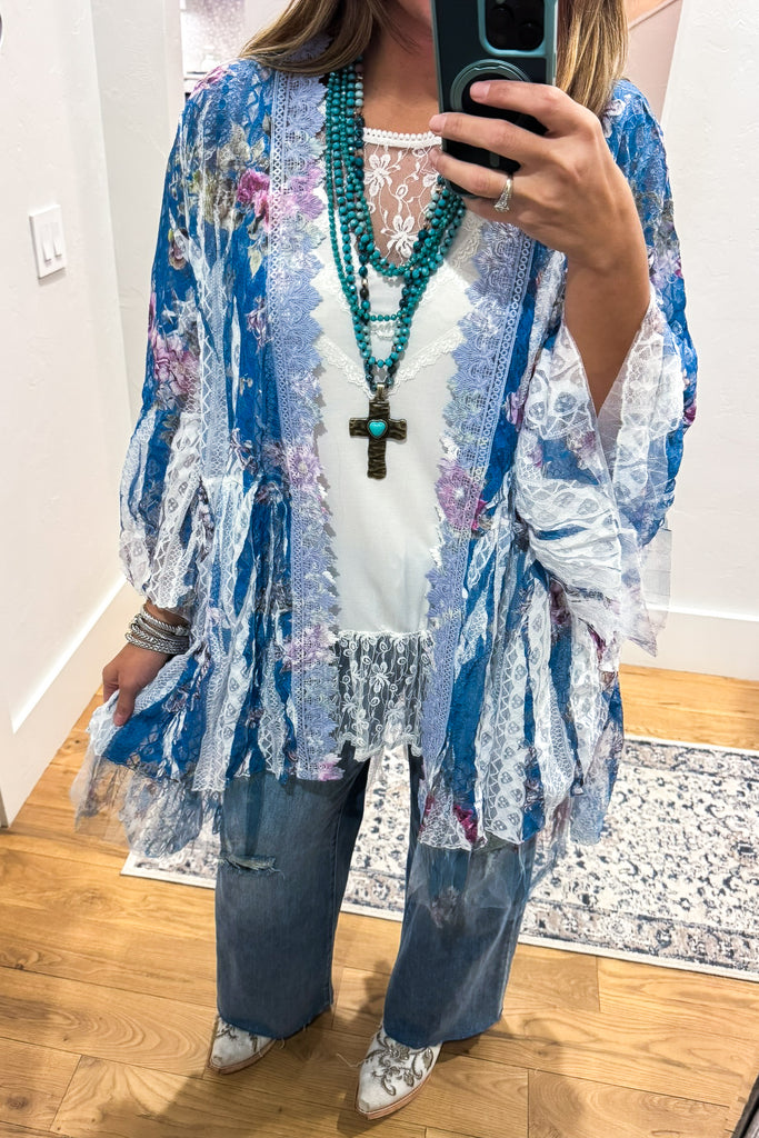 AHB EXCLUSIVE: Embrace The Joy Cardigan - IV/SB/CHFL