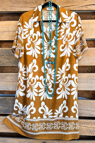 AHB EXCLUSIVE: Do Everything With Love Top - Blue - Cotton Blend