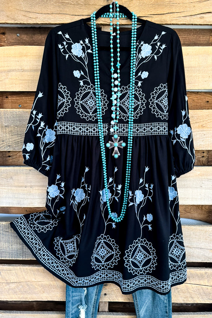 AHB EXCLUSIVE: Rose Garden Promises Dress - Navy