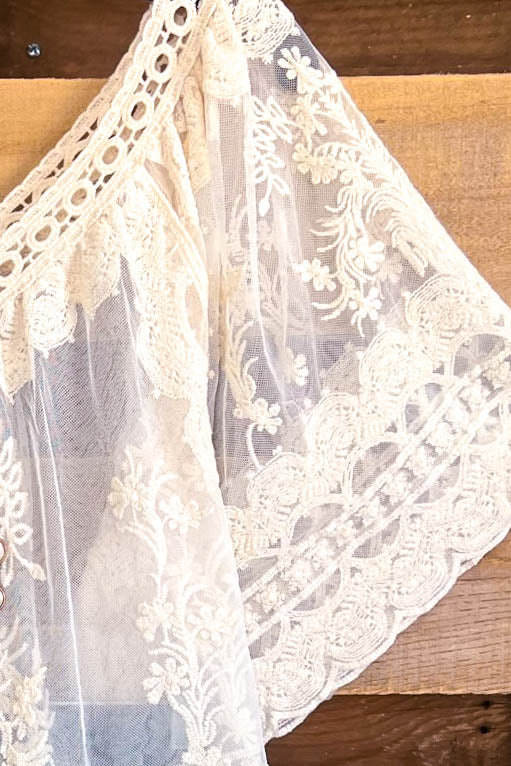 AHB EXCLUSIVE: You'll Be In My Heart Top - Natural (Slip sold separately) .