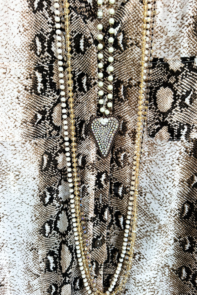 Pushing Forward Tunic - Taupe - SALE