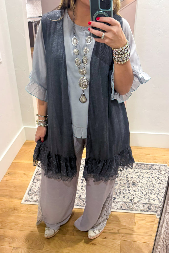 AHB EXCLUSIVE: Willow Delight Vest - Dark Gray