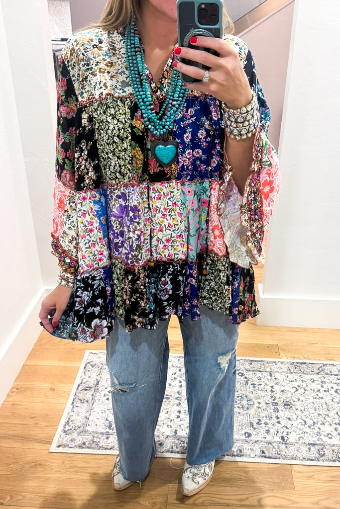 AHB EXCLUSIVE: A Hint Of Bloom Tunic - Multi - 100% Cotton