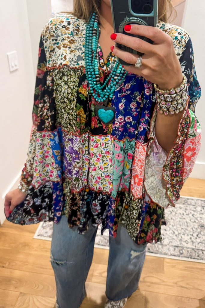 AHB EXCLUSIVE: A Hint Of Bloom Tunic - Multi - 100% Cotton