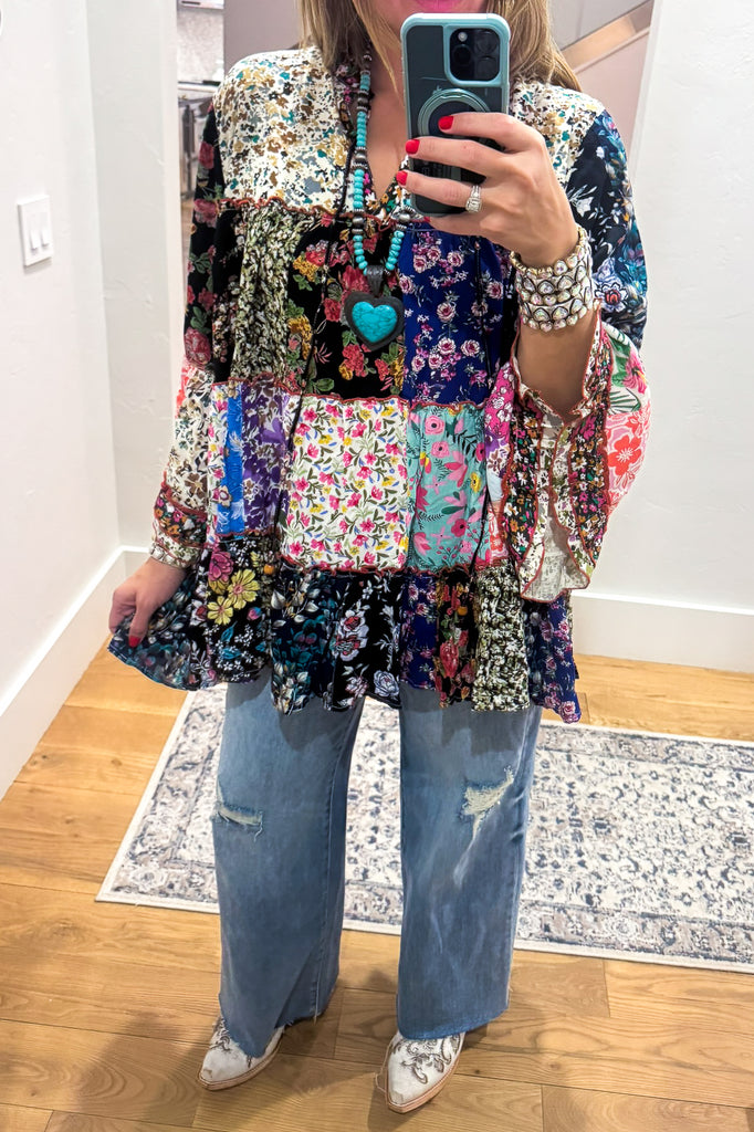 AHB EXCLUSIVE: A Hint Of Bloom Tunic - Multi - 100% Cotton