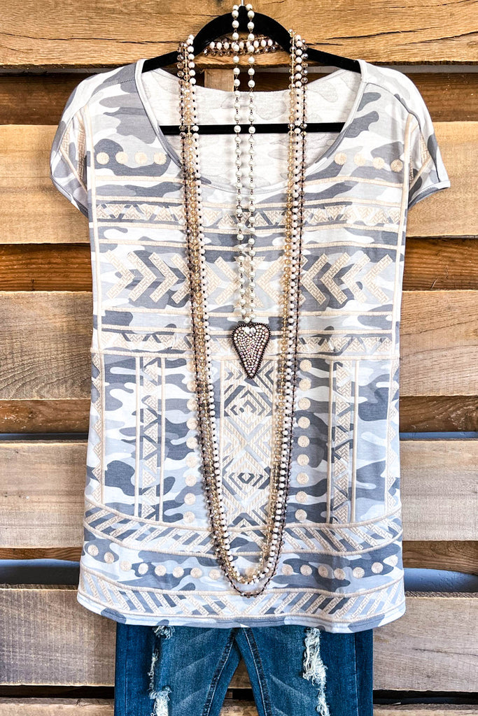 Ways To Look Top - Grey Multi - SALE