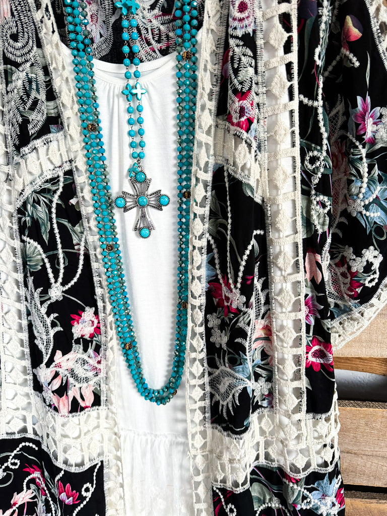 Future Days Kimono - Black LIMITED QUANTITIES