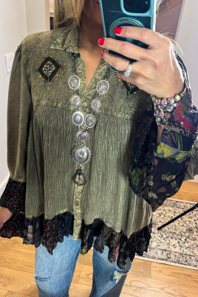 Dreams That Come True Tunic - Gravel