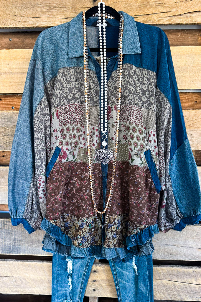Take The Long Way Home Tunic - Vintage - 100% COTTON