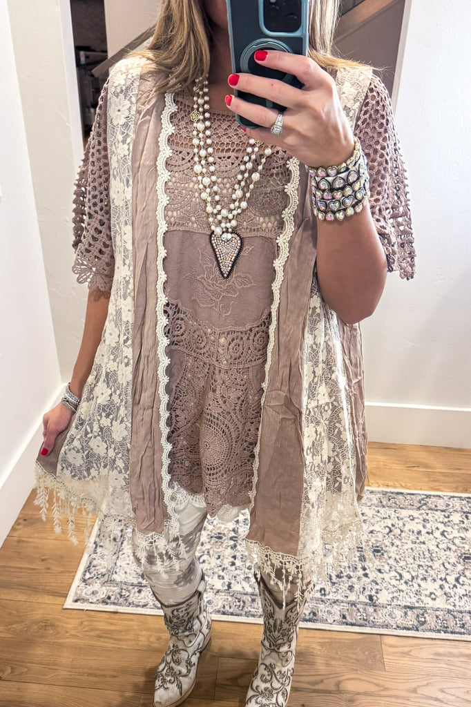 AHB EXCLUSIVE: Heart & Soul Vest - Mocha