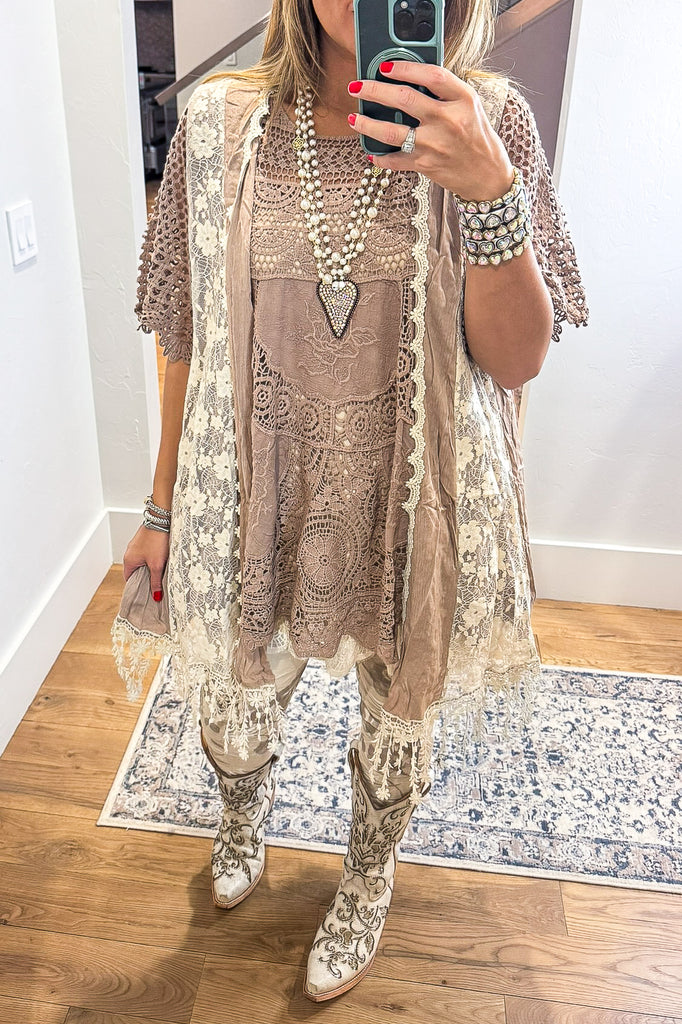 AHB EXCLUSIVE: Heart & Soul Vest - Mocha