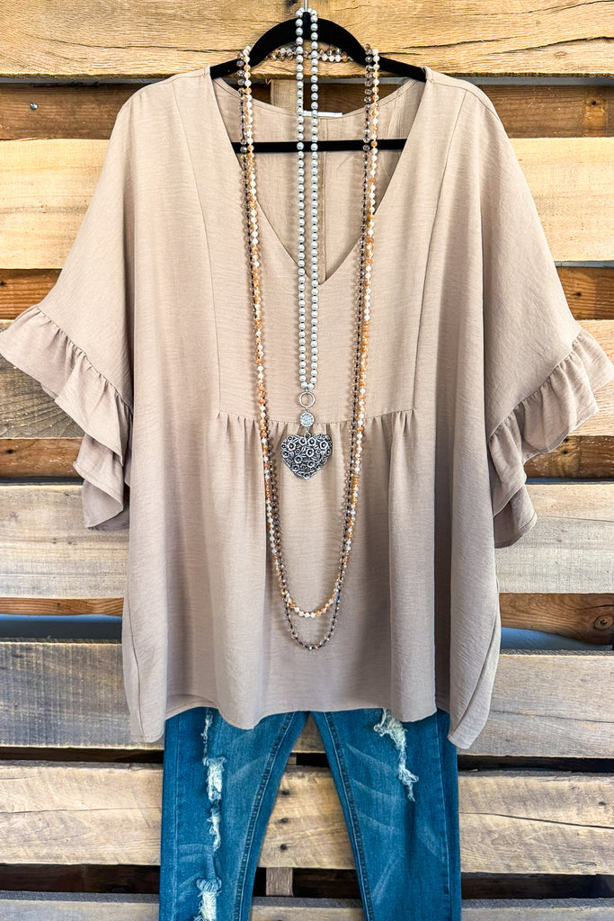 Finishing First Blouse - Taupe